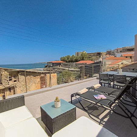 Charming Old Tannery House With Spacious Veranda And Stunning Sea View! 干尼亞 外观 照片