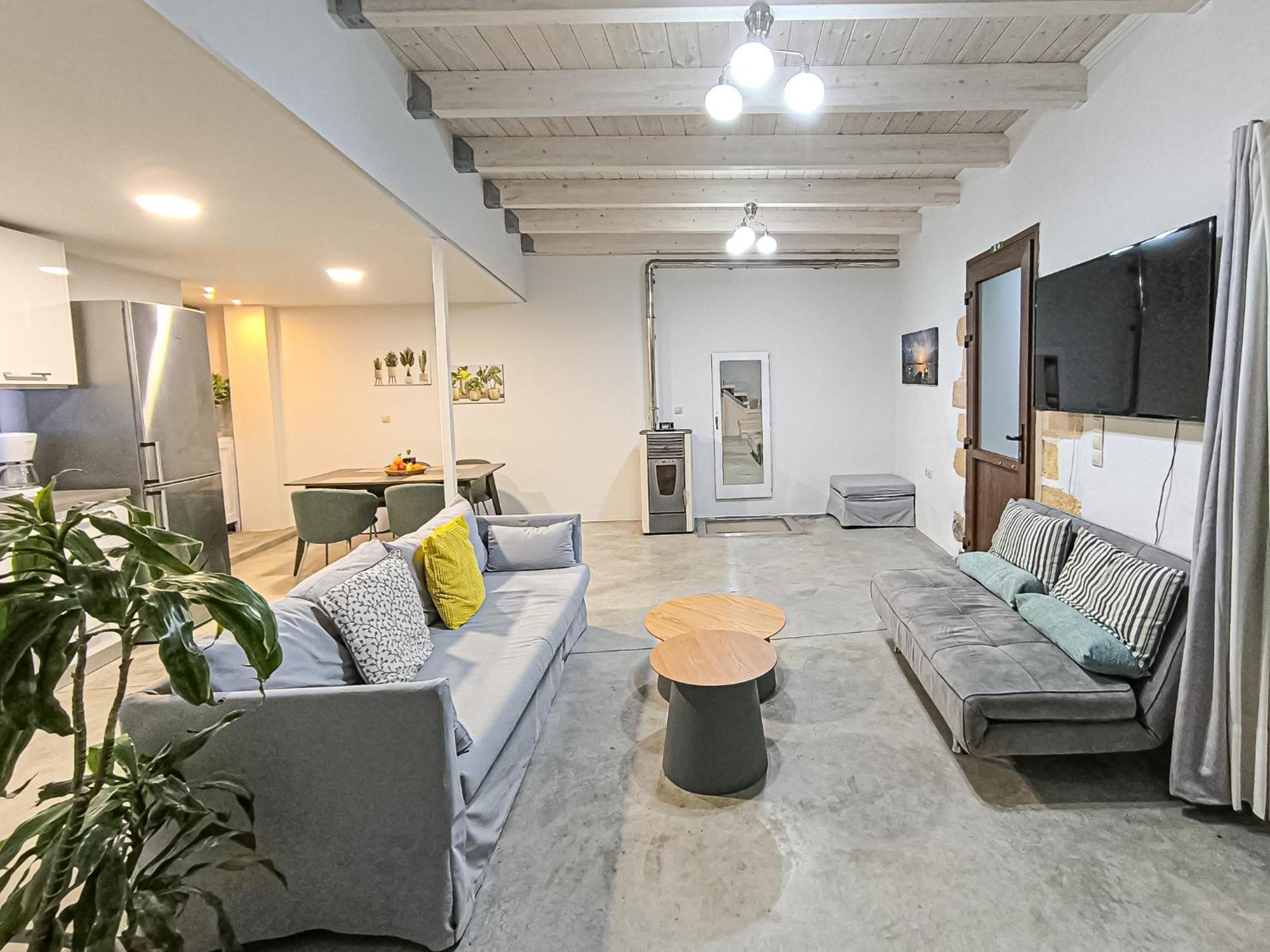 Charming Old Tannery House With Spacious Veranda And Stunning Sea View! 干尼亞 外观 照片