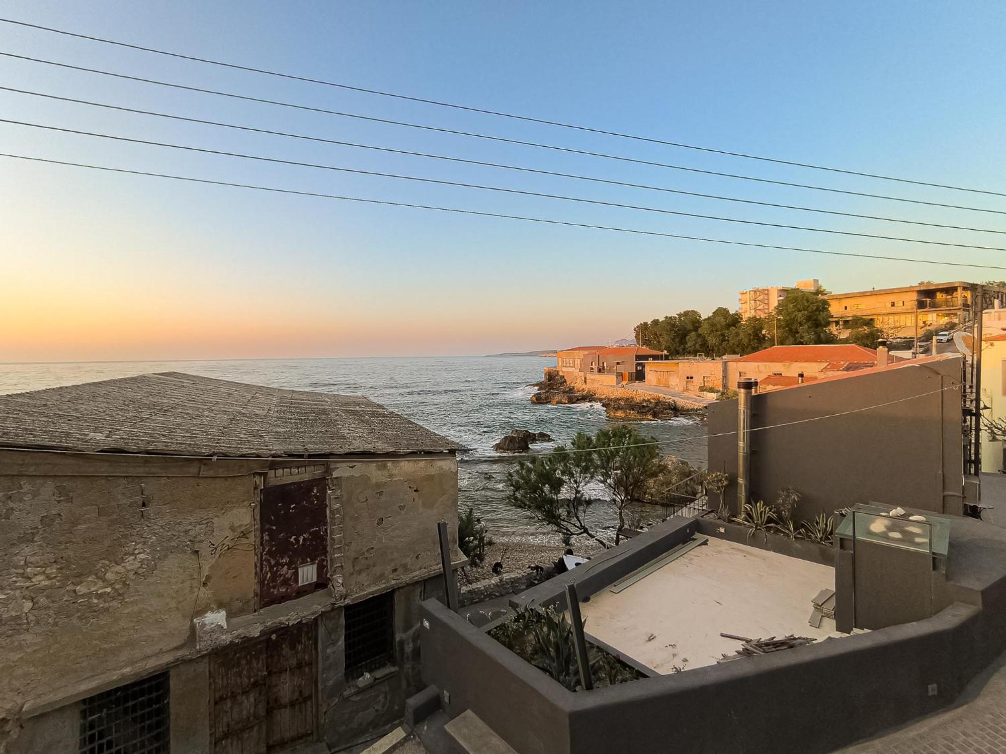 Charming Old Tannery House With Spacious Veranda And Stunning Sea View! 干尼亞 外观 照片