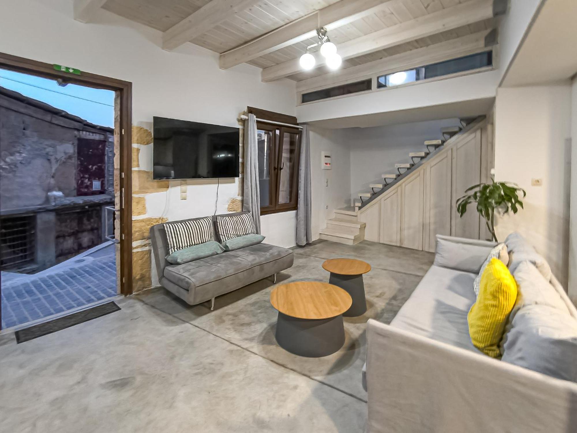 Charming Old Tannery House With Spacious Veranda And Stunning Sea View! 干尼亞 外观 照片