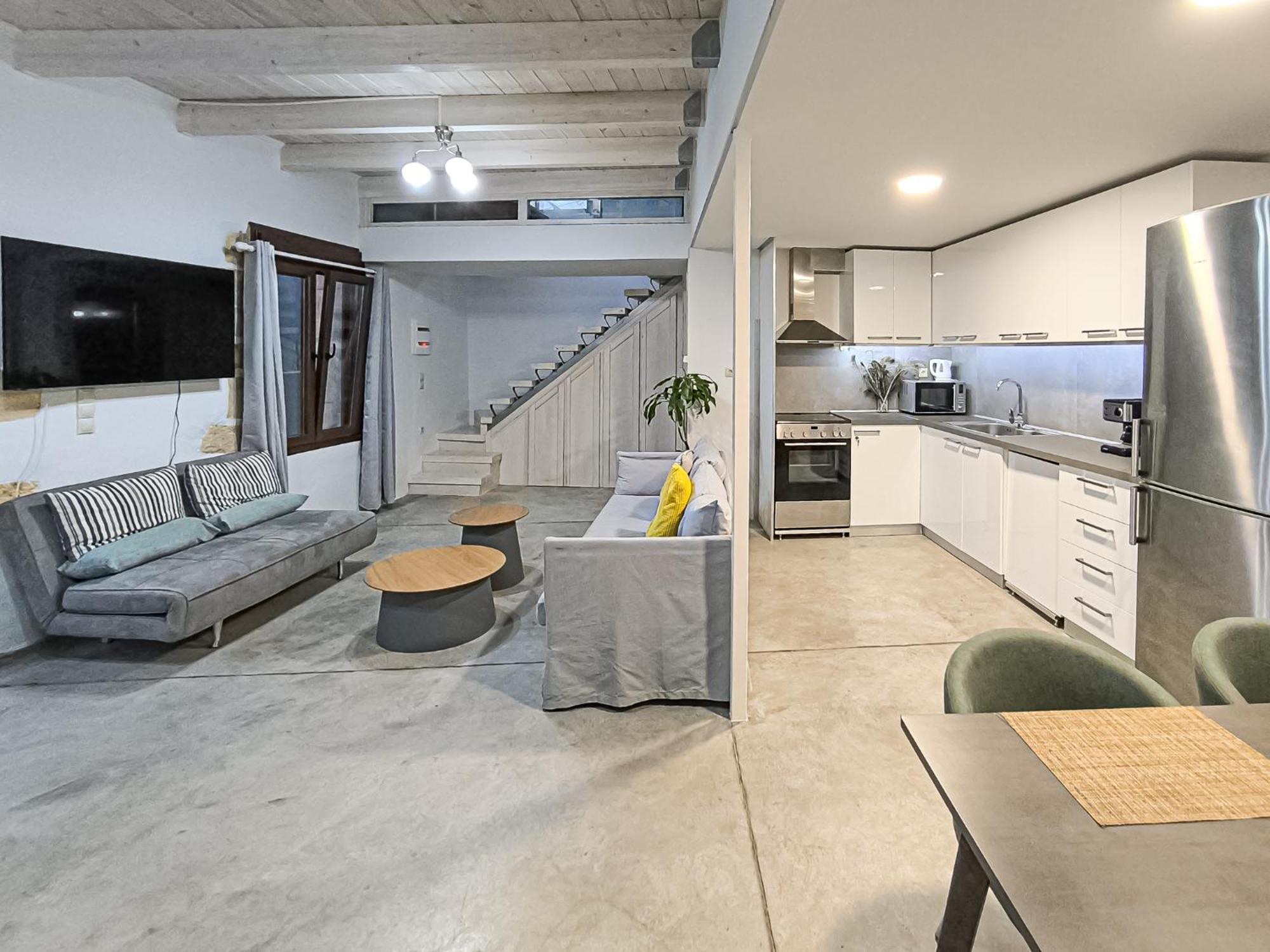 Charming Old Tannery House With Spacious Veranda And Stunning Sea View! 干尼亞 外观 照片
