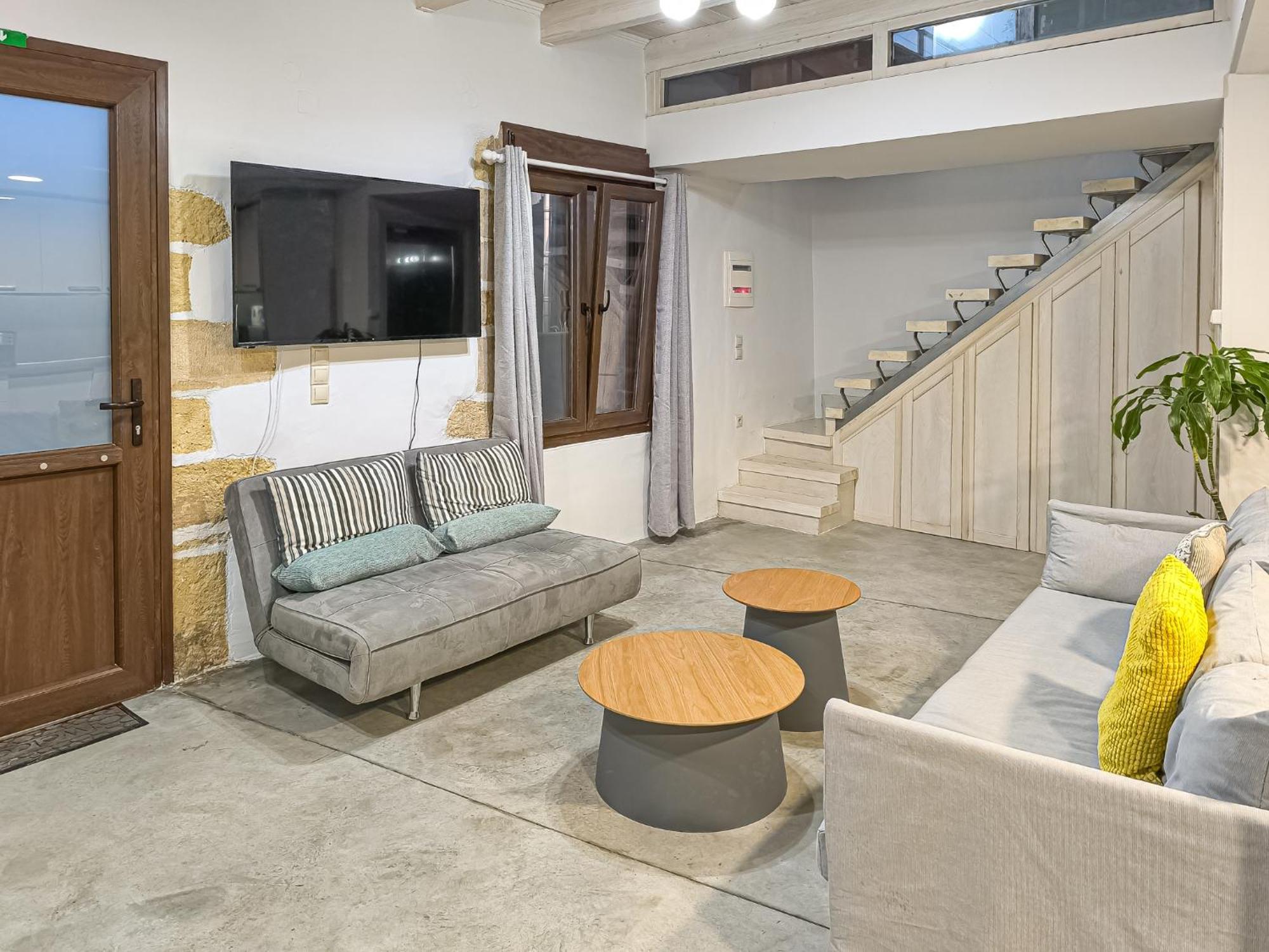 Charming Old Tannery House With Spacious Veranda And Stunning Sea View! 干尼亞 外观 照片