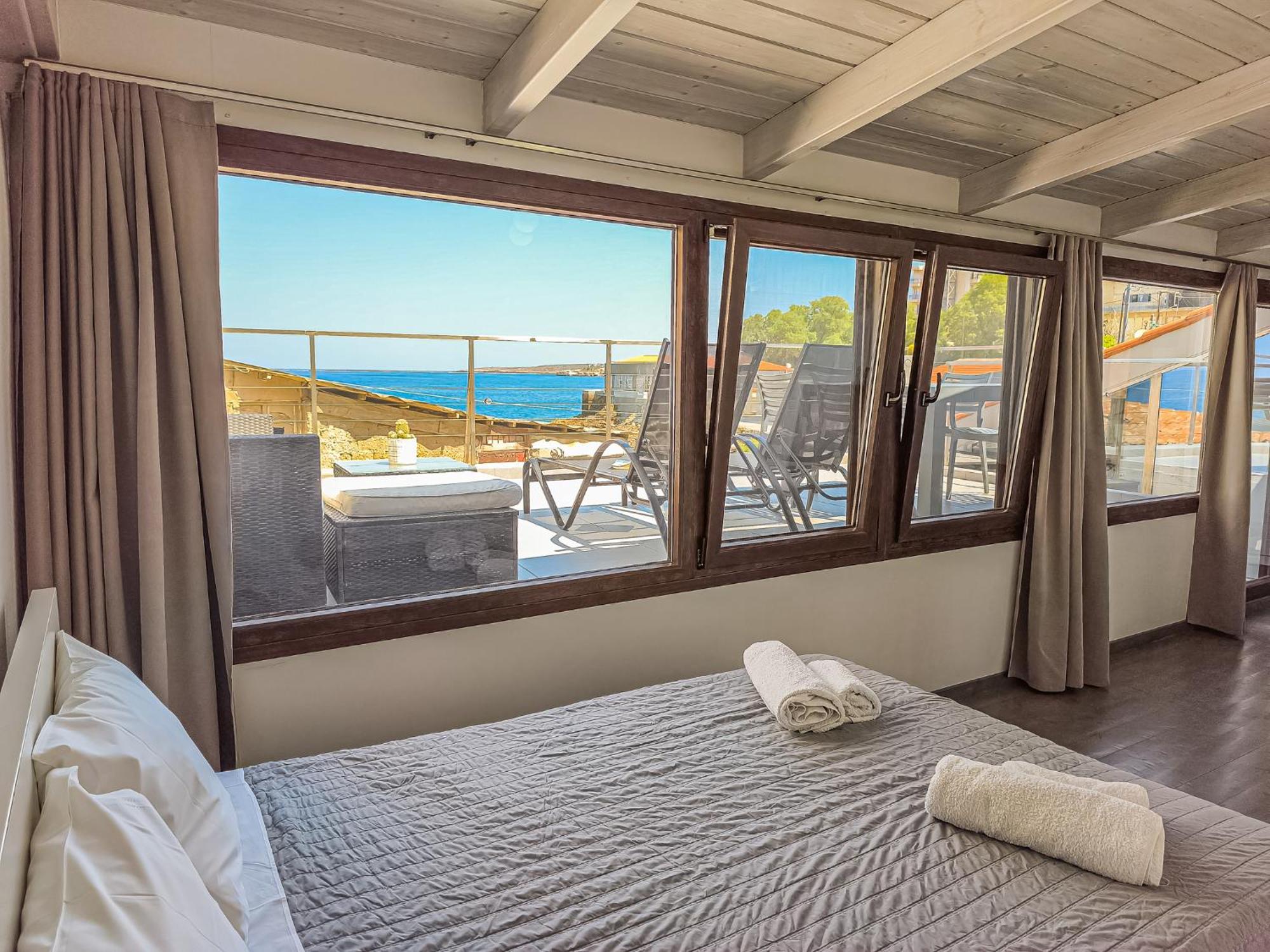 Charming Old Tannery House With Spacious Veranda And Stunning Sea View! 干尼亞 外观 照片