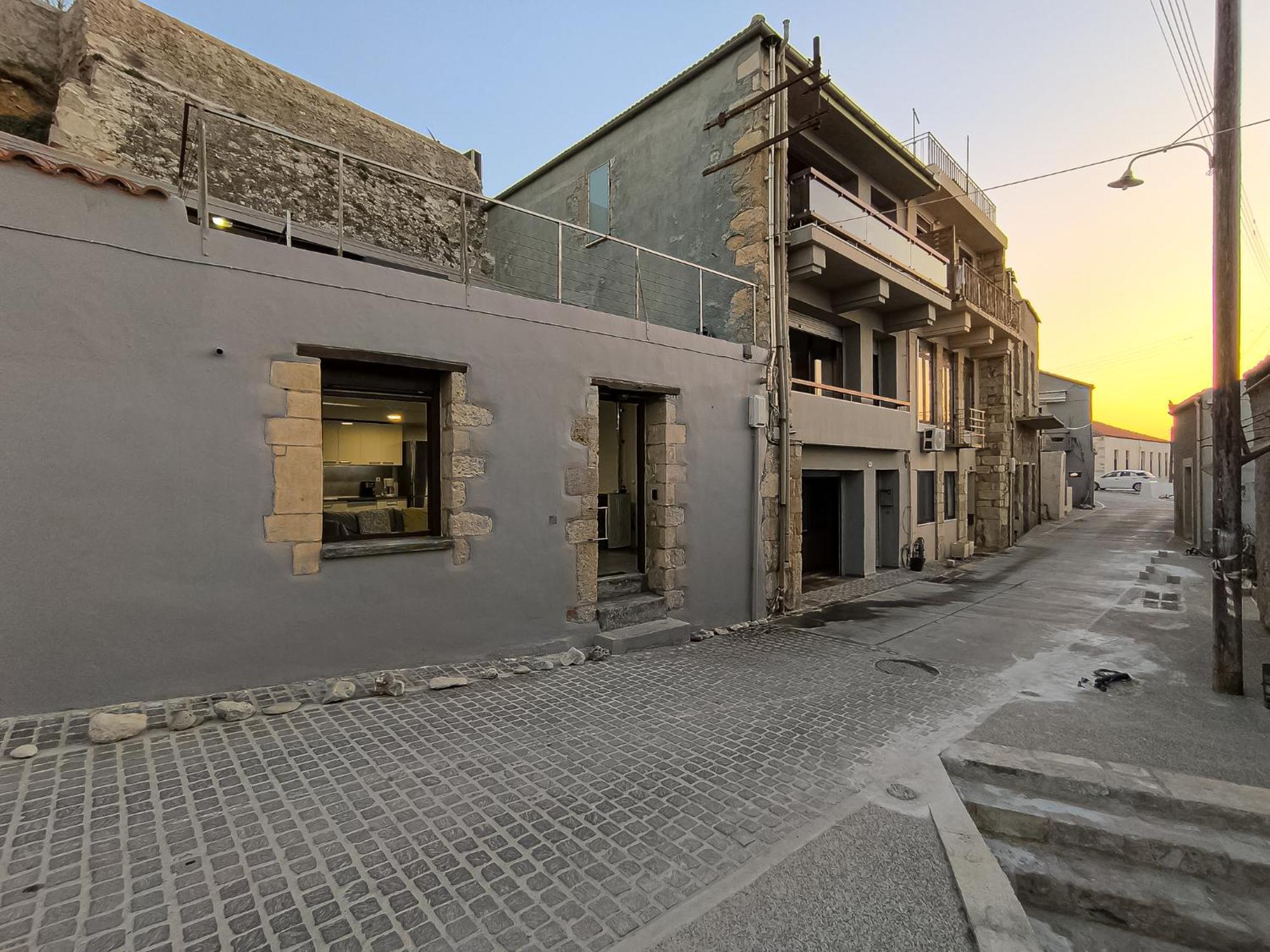 Charming Old Tannery House With Spacious Veranda And Stunning Sea View! 干尼亞 外观 照片