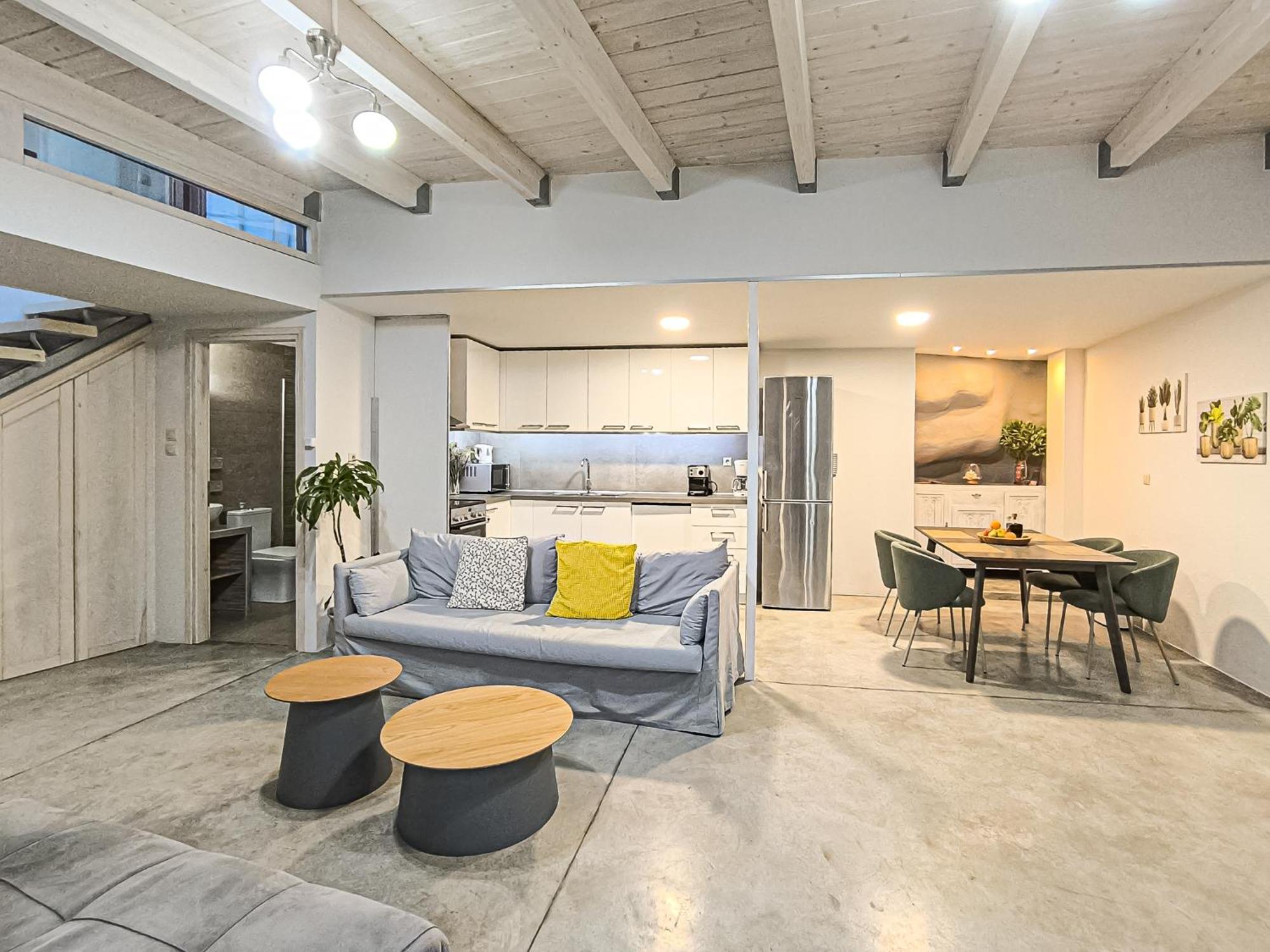 Charming Old Tannery House With Spacious Veranda And Stunning Sea View! 干尼亞 外观 照片