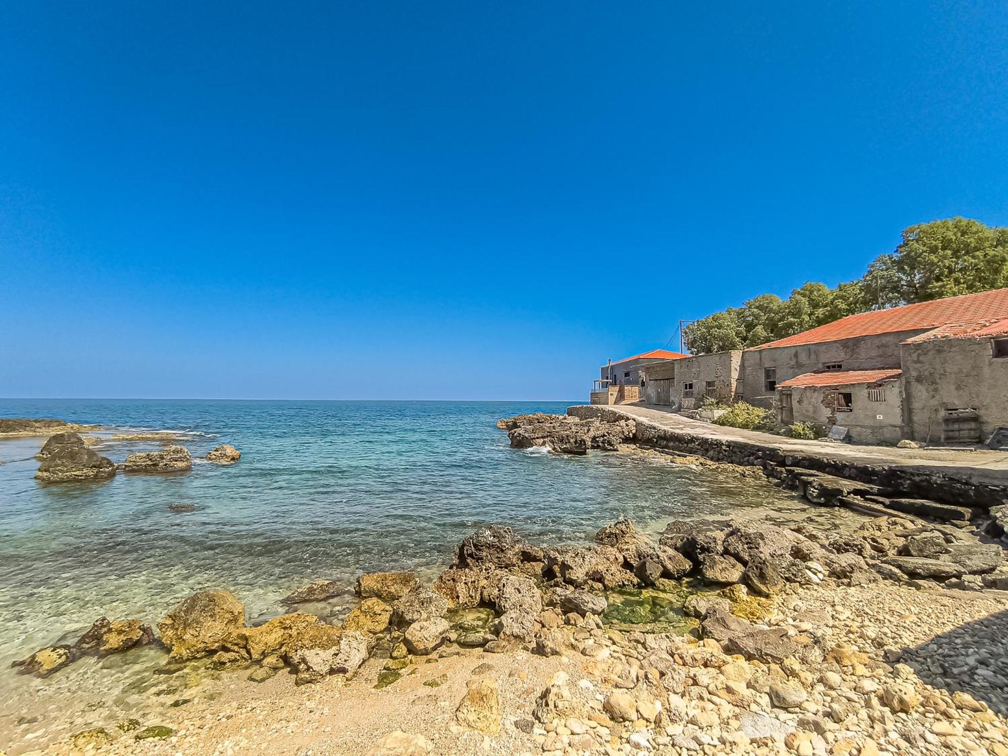 Charming Old Tannery House With Spacious Veranda And Stunning Sea View! 干尼亞 外观 照片