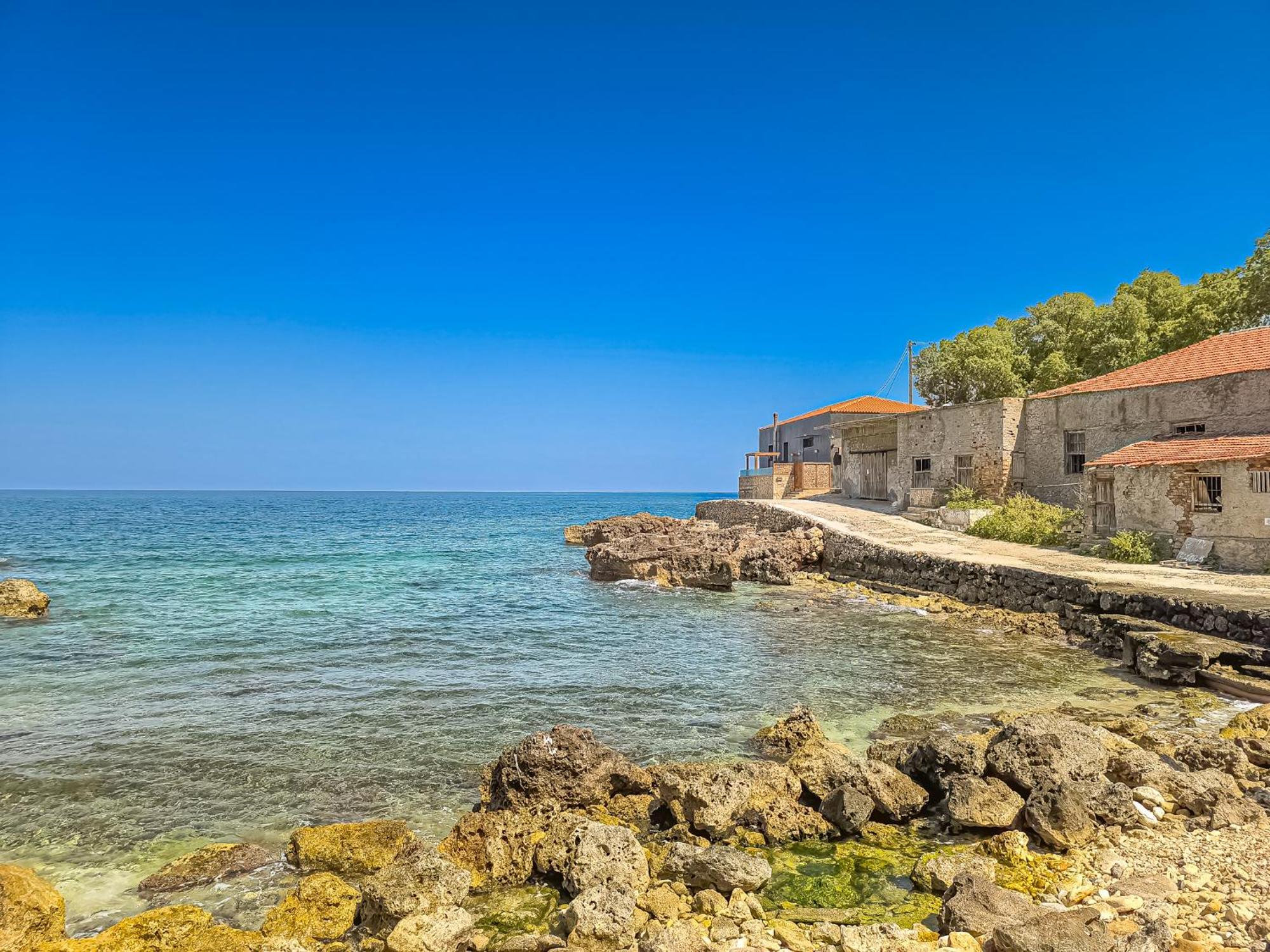 Charming Old Tannery House With Spacious Veranda And Stunning Sea View! 干尼亞 外观 照片