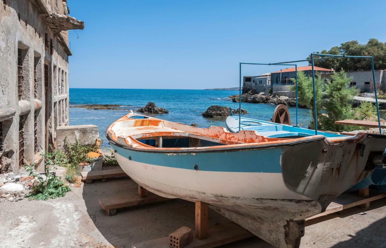 Charming Old Tannery House With Spacious Veranda And Stunning Sea View! 干尼亞 外观 照片
